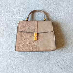 MANGO croc-effect crossbody bag NWT